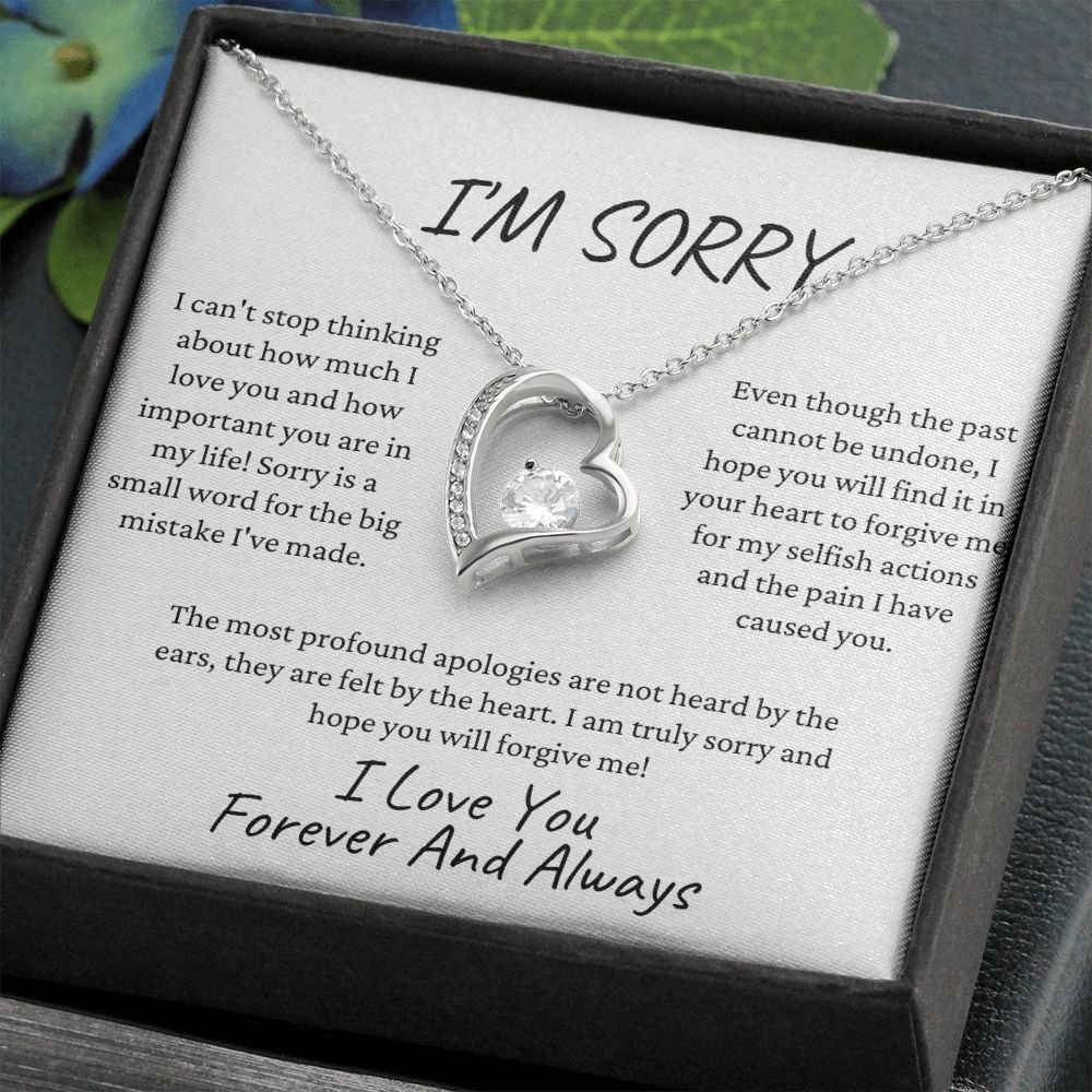 I'm Sorry I Love You | Forever Love Necklace