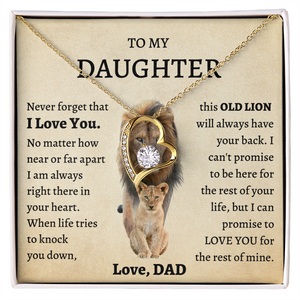 To My Daughter | Promise | Forever Love Necklace
