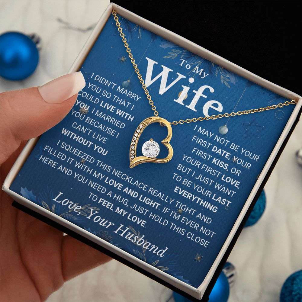 Wife - "Without You" - Forever Love Necklace