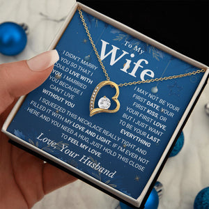Wife - "Without You" - Forever Love Necklace