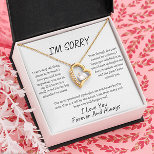I'm Sorry I Love You | Forever Love Necklace