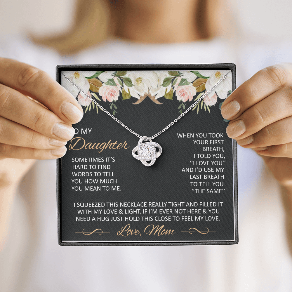 Gift for Daughter from Mom - Just hold this close to feel my love