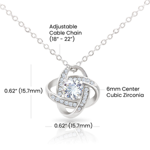 Wife | Every Kiss | Love Knot Necklace