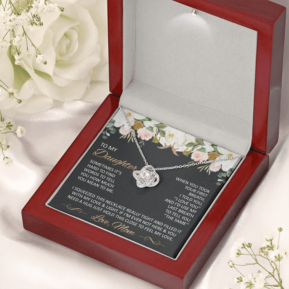 Gift for Daughter from Mom - Just hold this close to feel my love