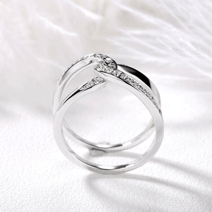 Special Bond Rectangle Interlocking Ring - 💕Mother & Daughter 👩👧 Forever Linked Together