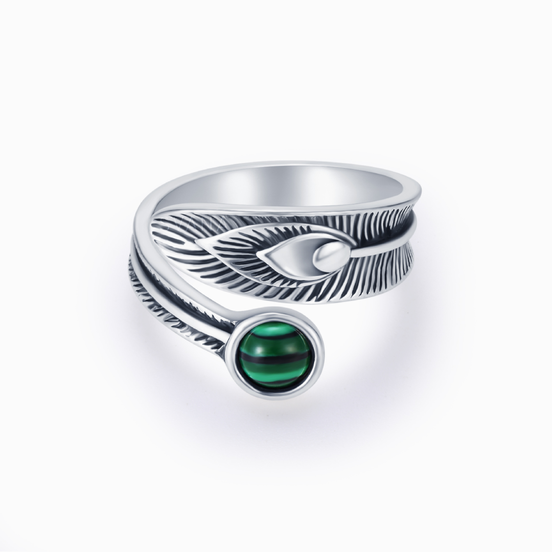 Feather From An Angel Adjustable Ring