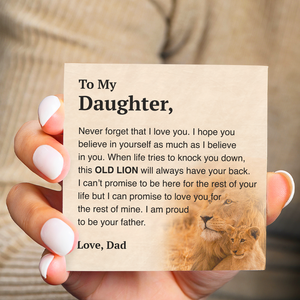 To My Daughter Proud of You Love Dad Bracelet