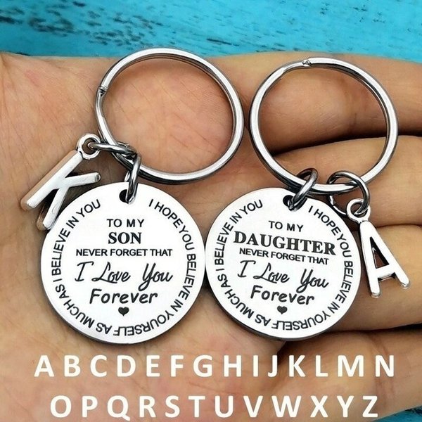 £¨ Best Father Mother Gift£©My Son / Daughter I Love You Forever Keychain