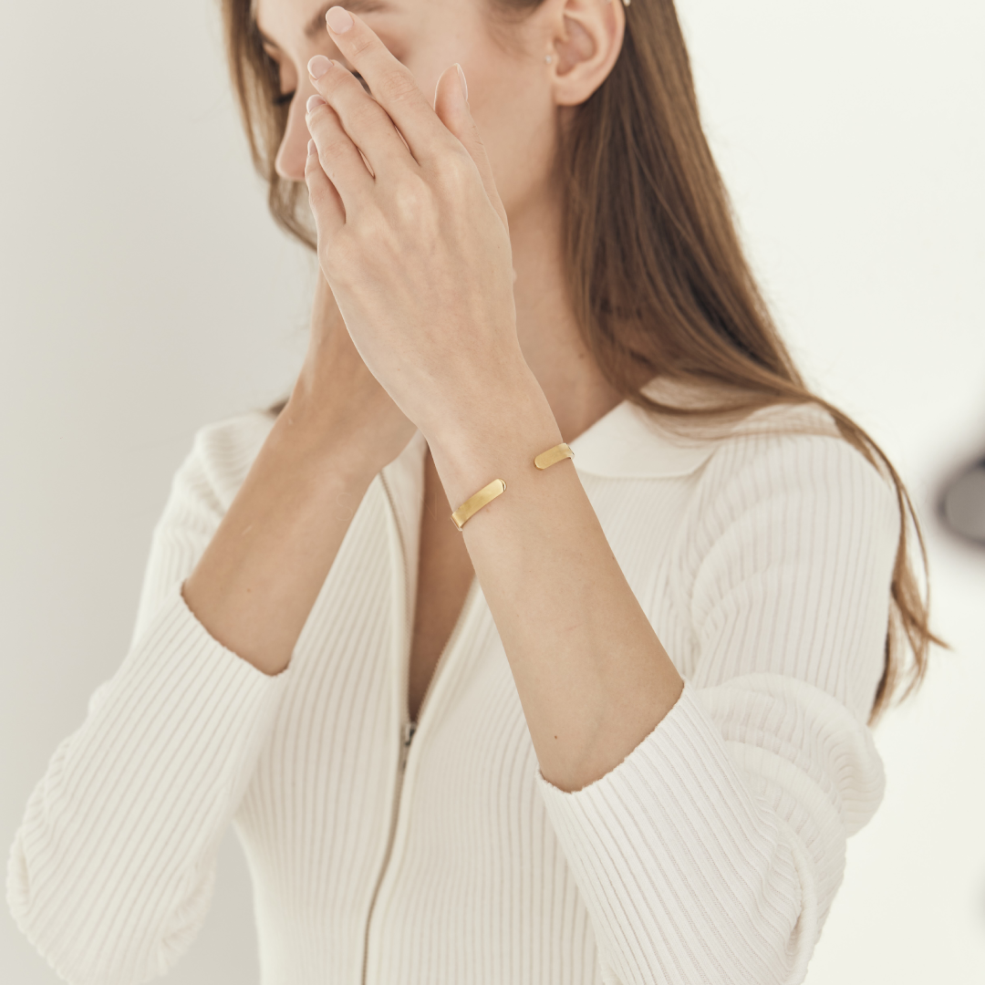 To My Daughter, I Love You Morse Code Cuff Bracelet