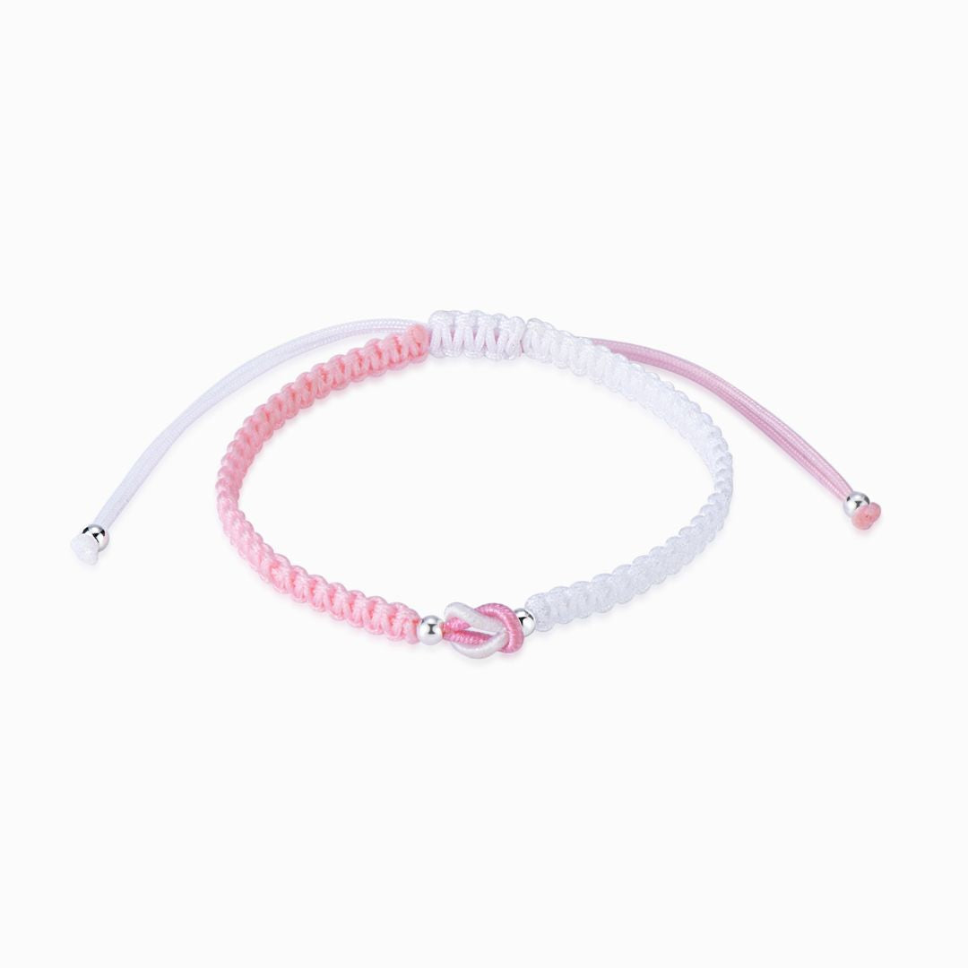 To My Granddaughter Forever Linked Together Braided Bracelet