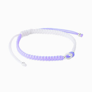 To My Granddaughter Forever Linked Together Braided Bracelet