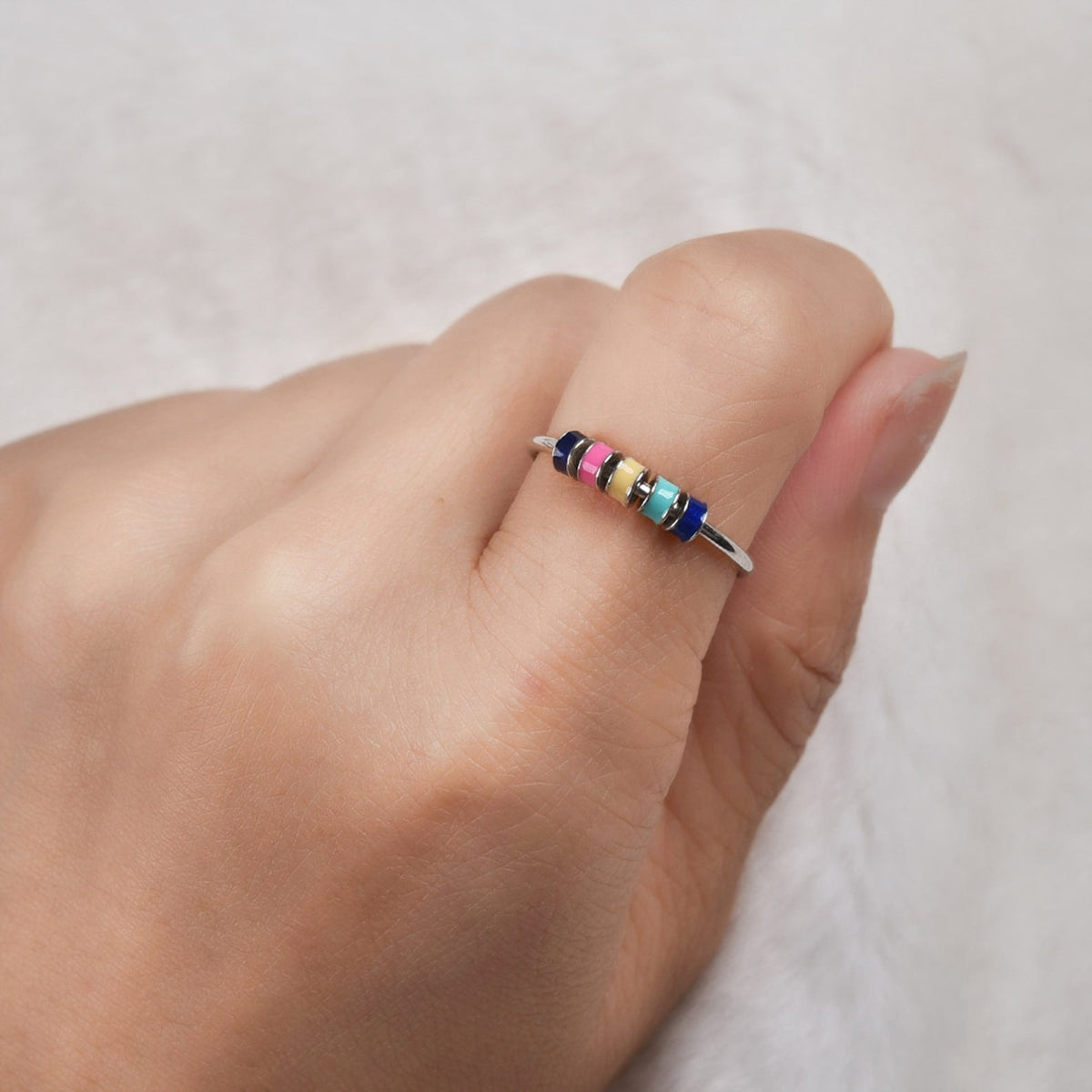 To My Daughter - Beaded Fidget Ring