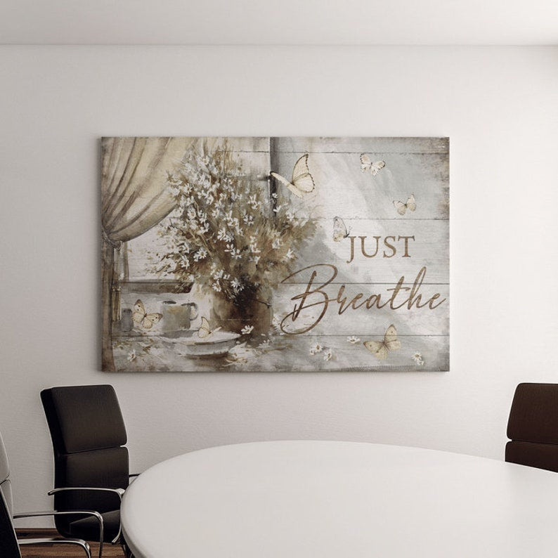 Just Breathe Canvas