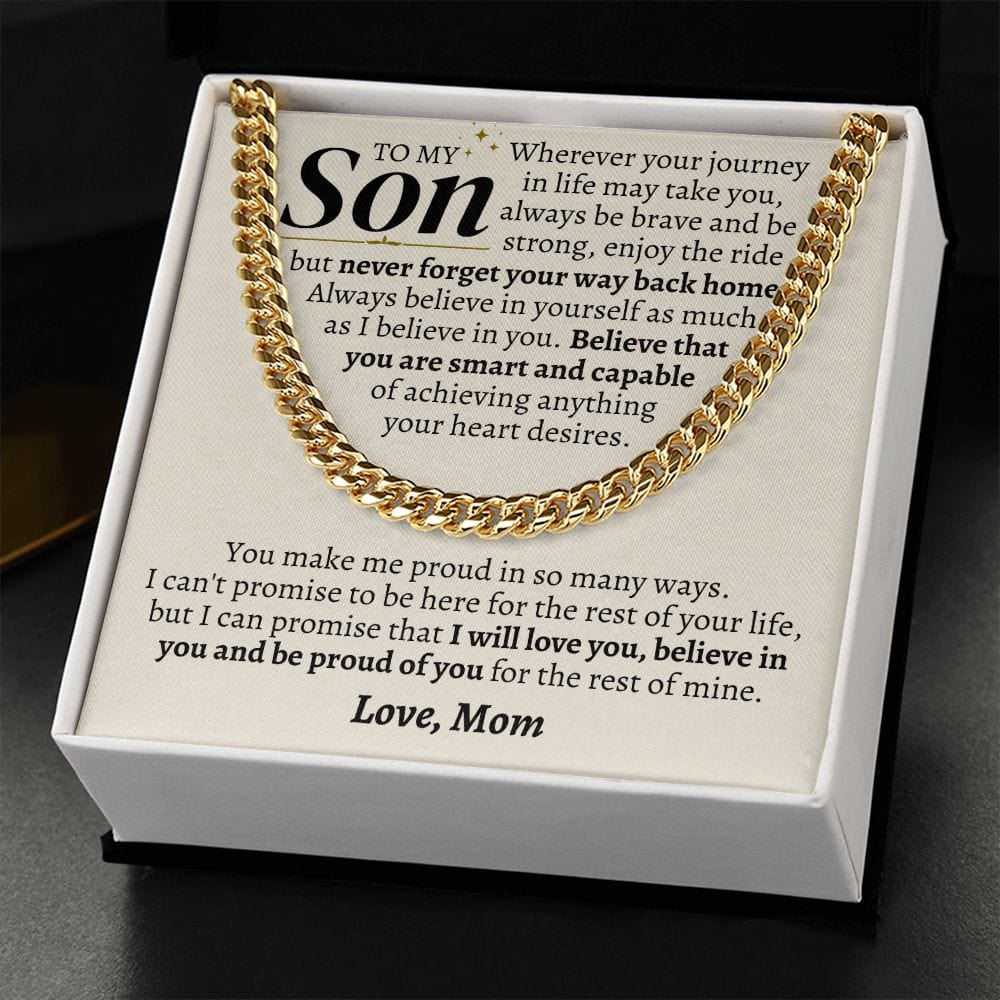 To My Son - Never Forget Your Way Back Home - Gift Set - SS328