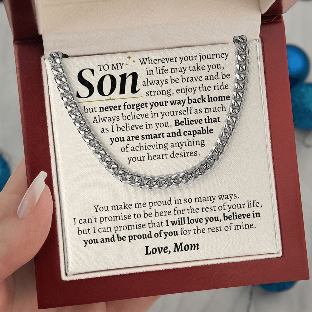 To My Son - Never Forget Your Way Back Home - Gift Set - SS328