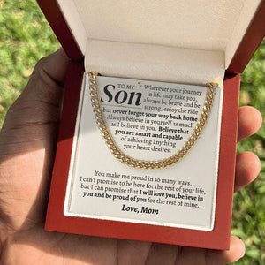 To My Son - Never Forget Your Way Back Home - Gift Set - SS328