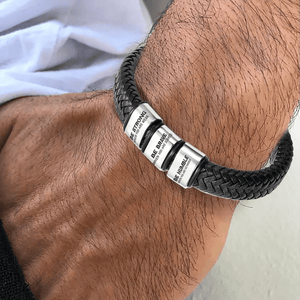 Leather Bracelet - Basketball - To My Son - I Love You