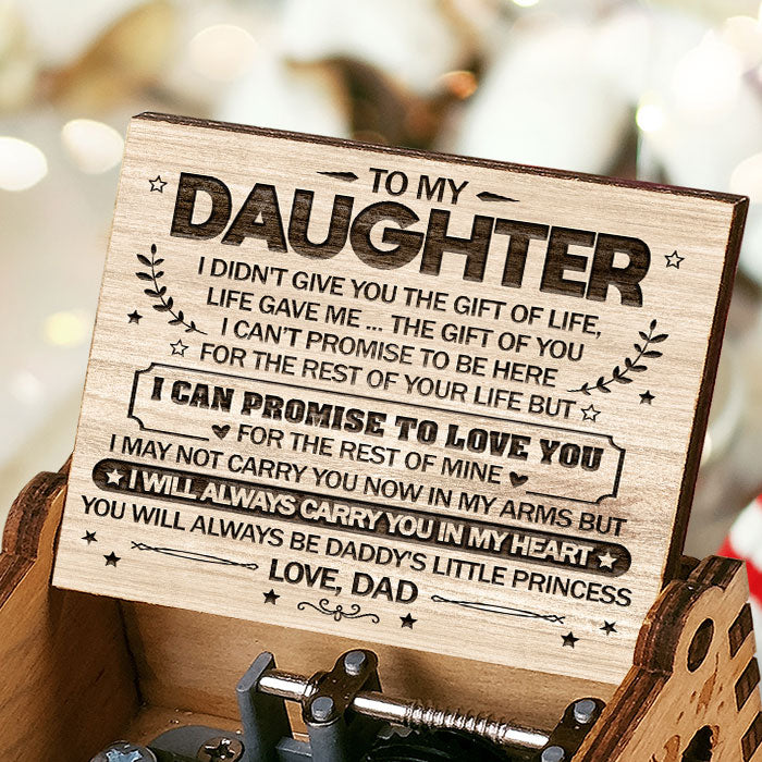 I Will Always Carry You In My Heart - Dad To Daughter, Music Box