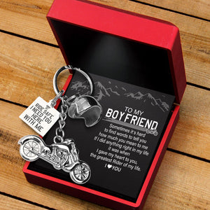 Classic Bike Keychain - To My Boyfriend - The Greatest Rider Of My Life - Cagkt12002