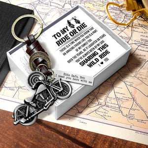 Motorcycle Keychain - Biker - To My Friend - I Love You