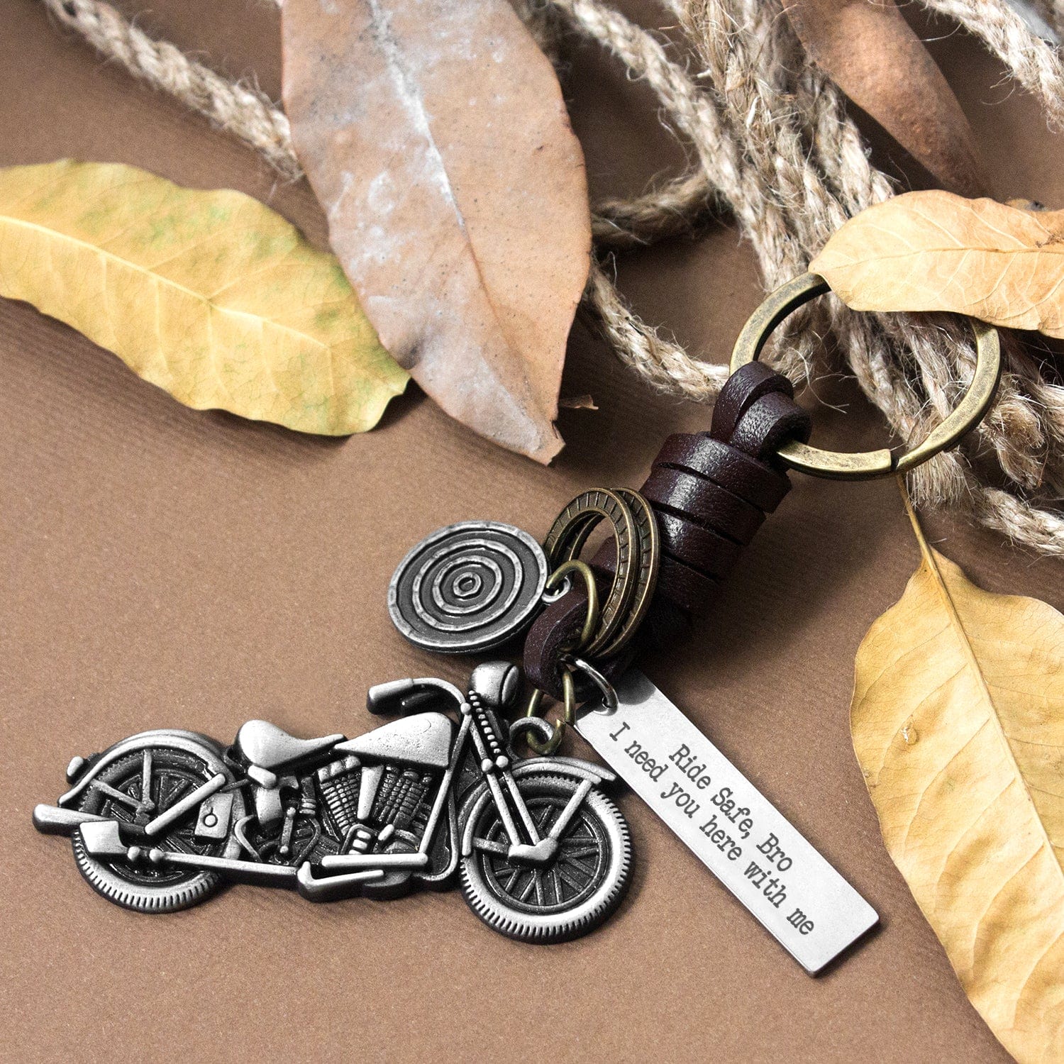 Motorcycle Keychain - Biker - To My Friend - I Love You