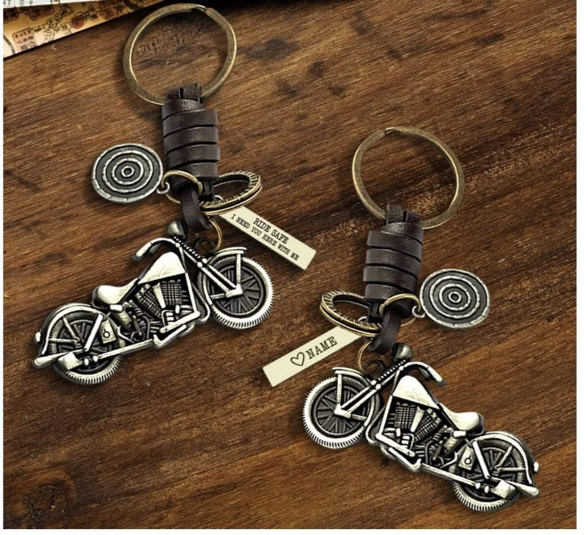 Motorcycle Keychain - To My Wife - Never Forget That I Love You
