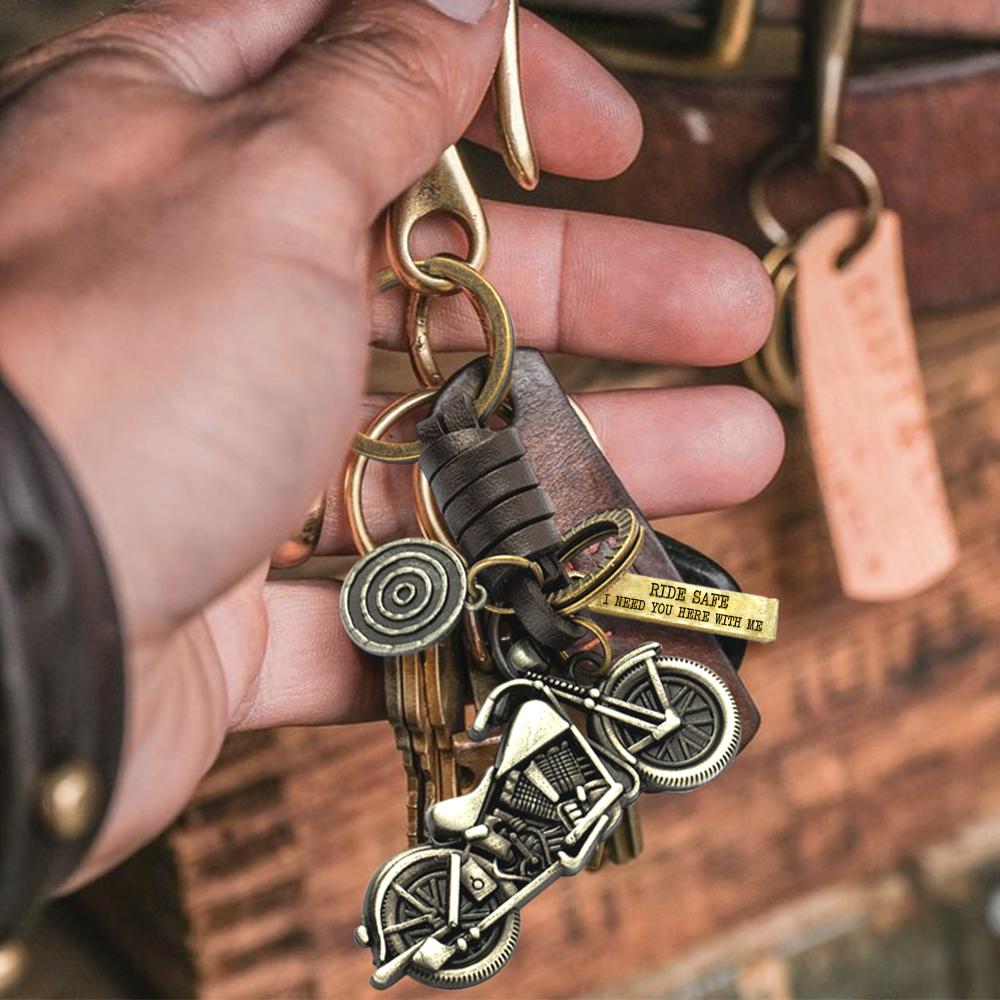 Motorcycle Keychain - To My Wife - Never Forget That I Love You