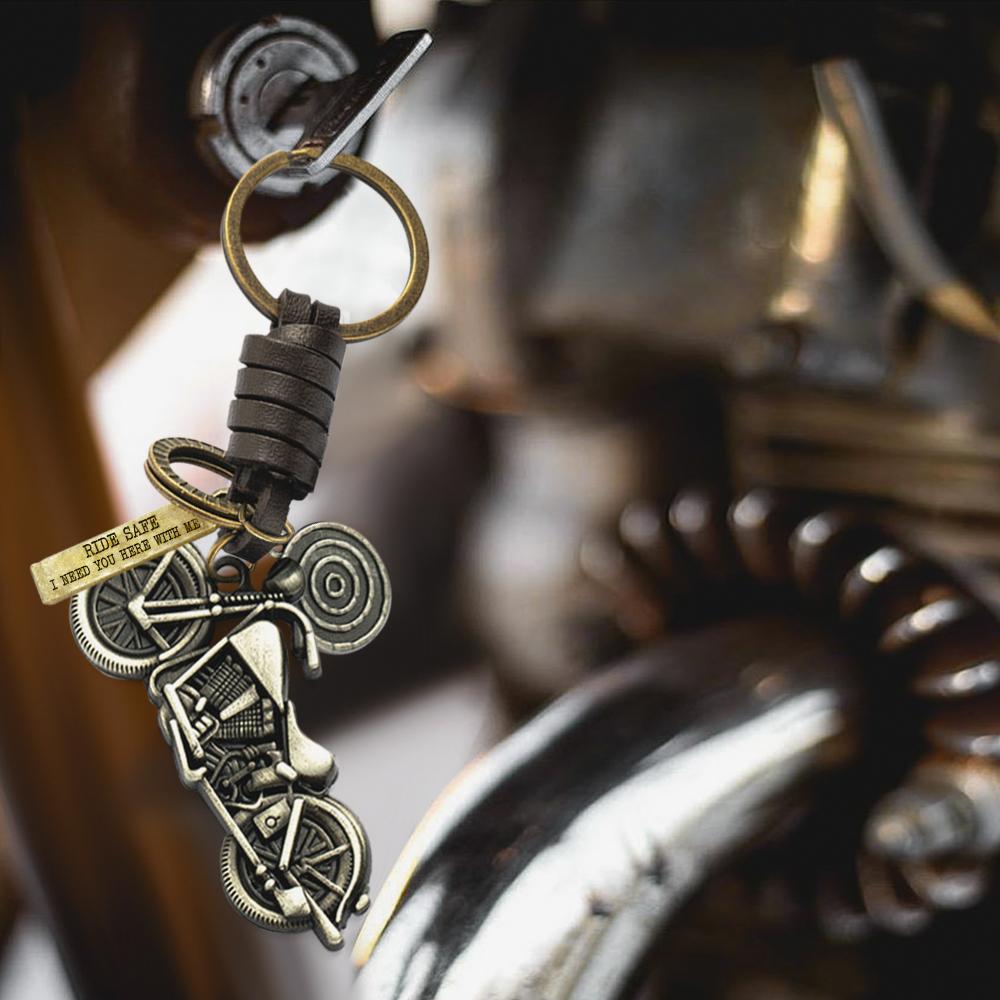 Motorcycle Keychain - To My Wife - Never Forget That I Love You