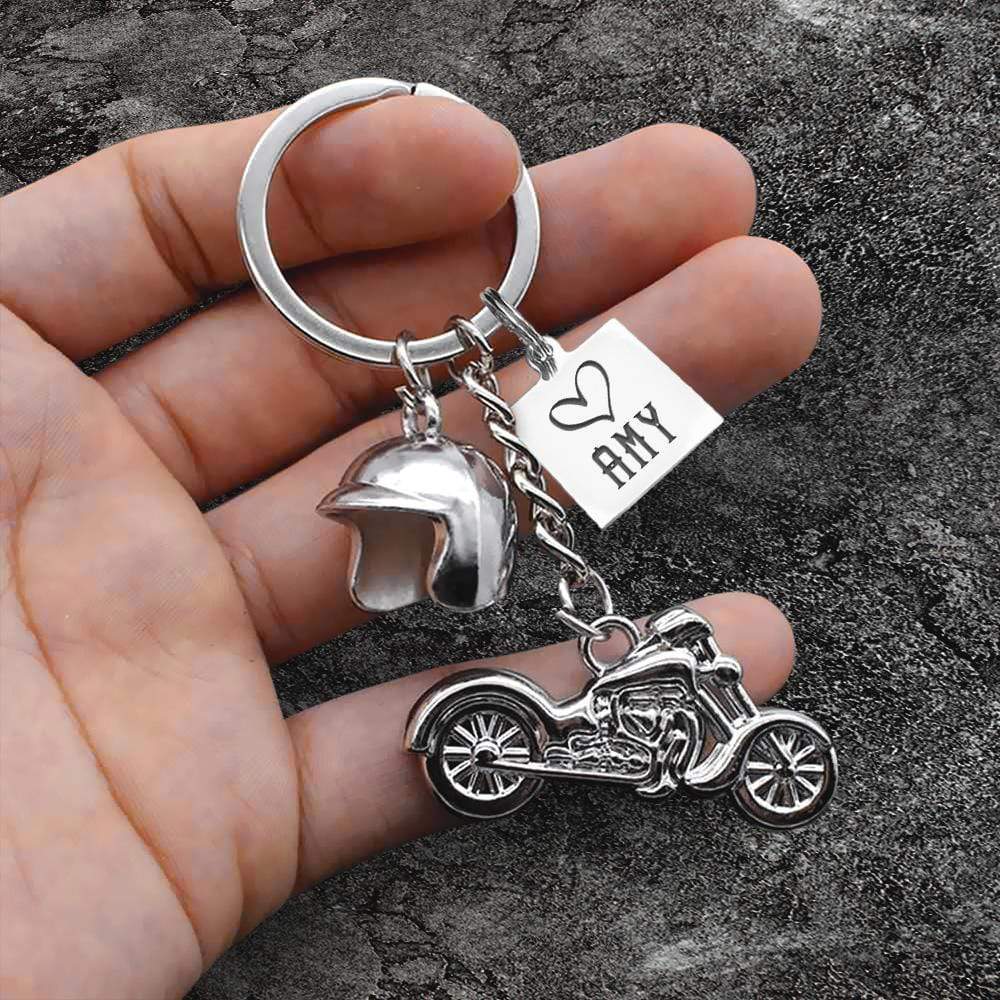 Personalized Classic Bike Keychain - To My Man - The Greatest Rider Of My Life