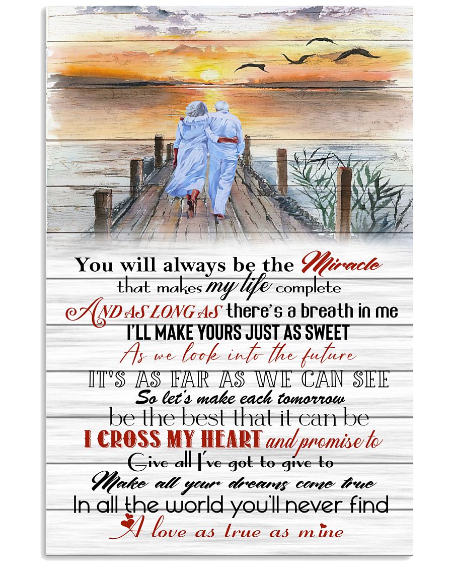 I CROSS MY HEART Vertical Poster