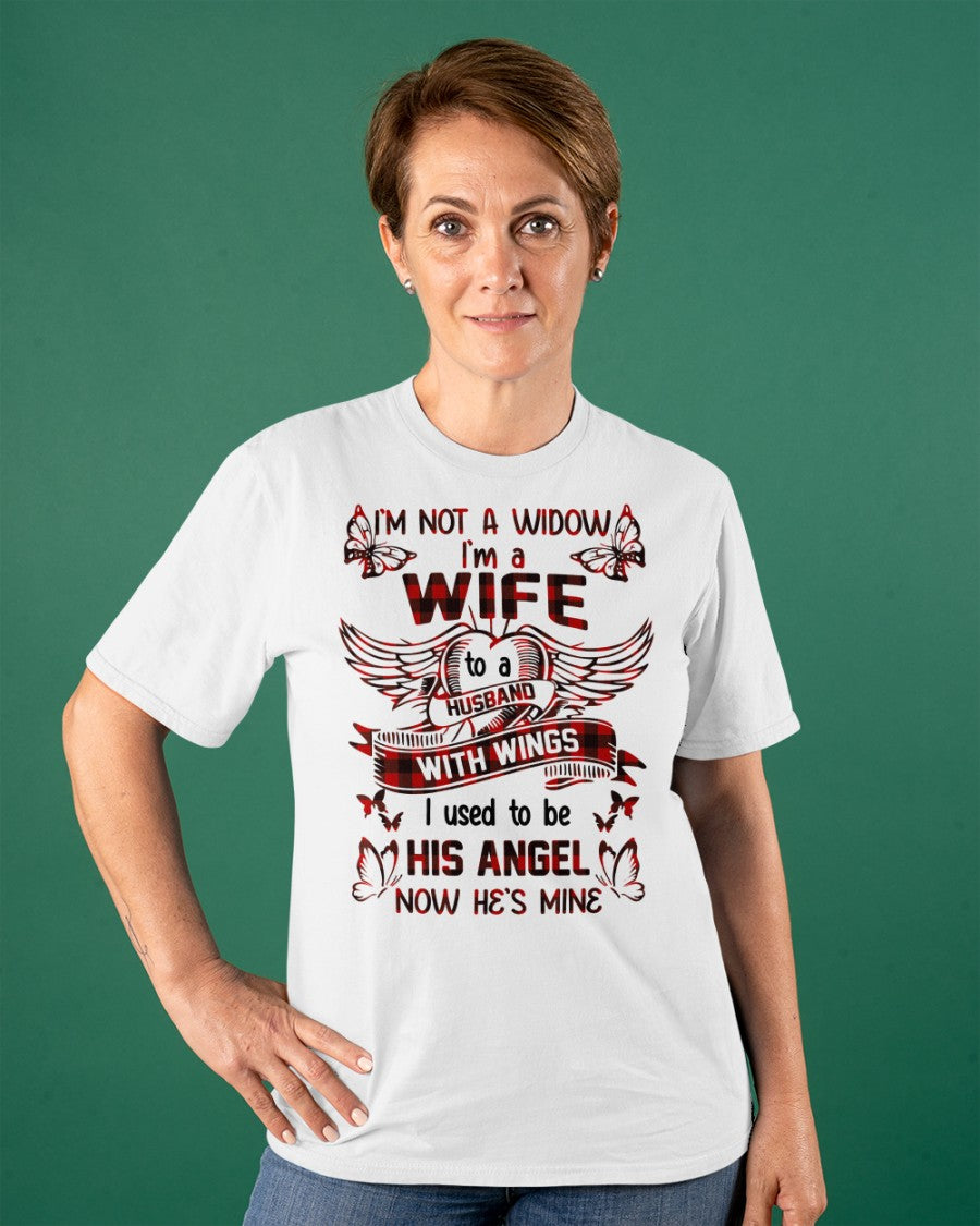 I'm not a widow Ladies T-Shirt
