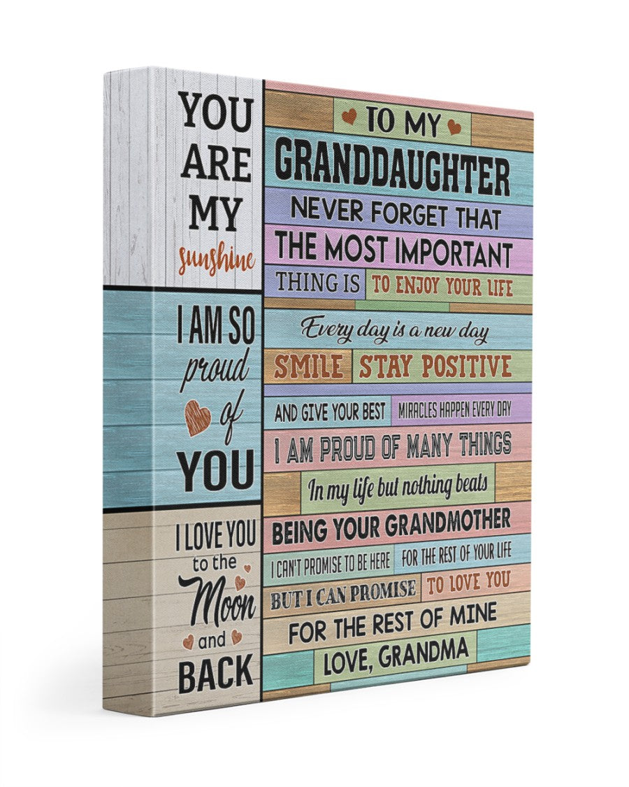 I Am Proud Of Many Things - Lovely Gift For Granddaughter Poster