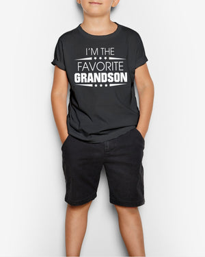 I'm The Favorite Grandson - Best Gift For Grandson Youth T-Shirt