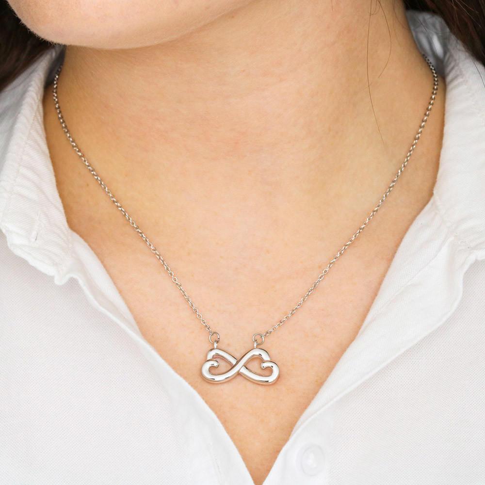 To My Daughter (From Mom) - Never Forget That I Love You - Infinity Necklace