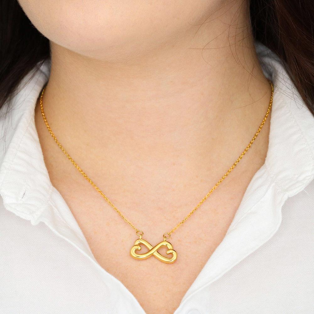 To My Daughter (From Mom) - Never Forget That I Love You - Infinity Necklace