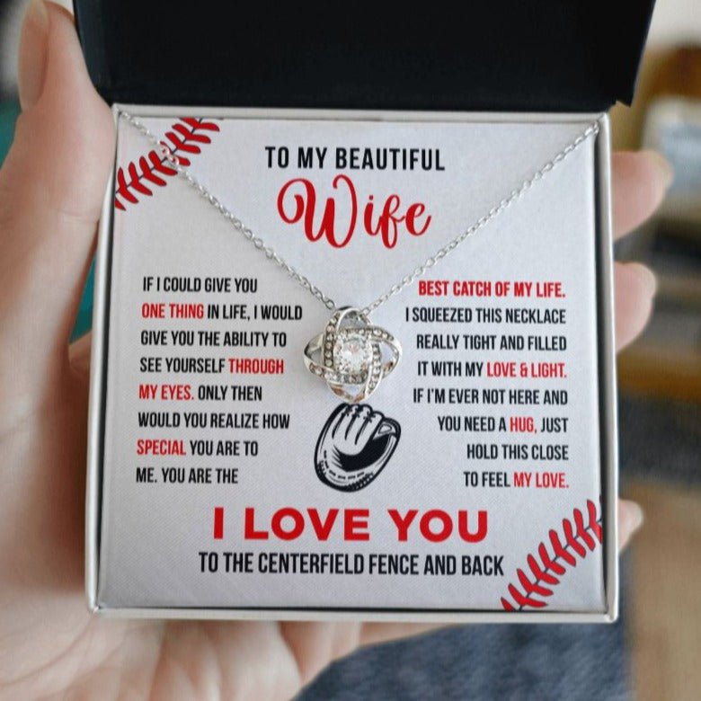 To My Wife - Best Catch - Love Knot Necklace