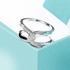 Special Bond Rectangle Interlocking Ring - 💕Mother & Daughter 👩👧 Forever Linked Together