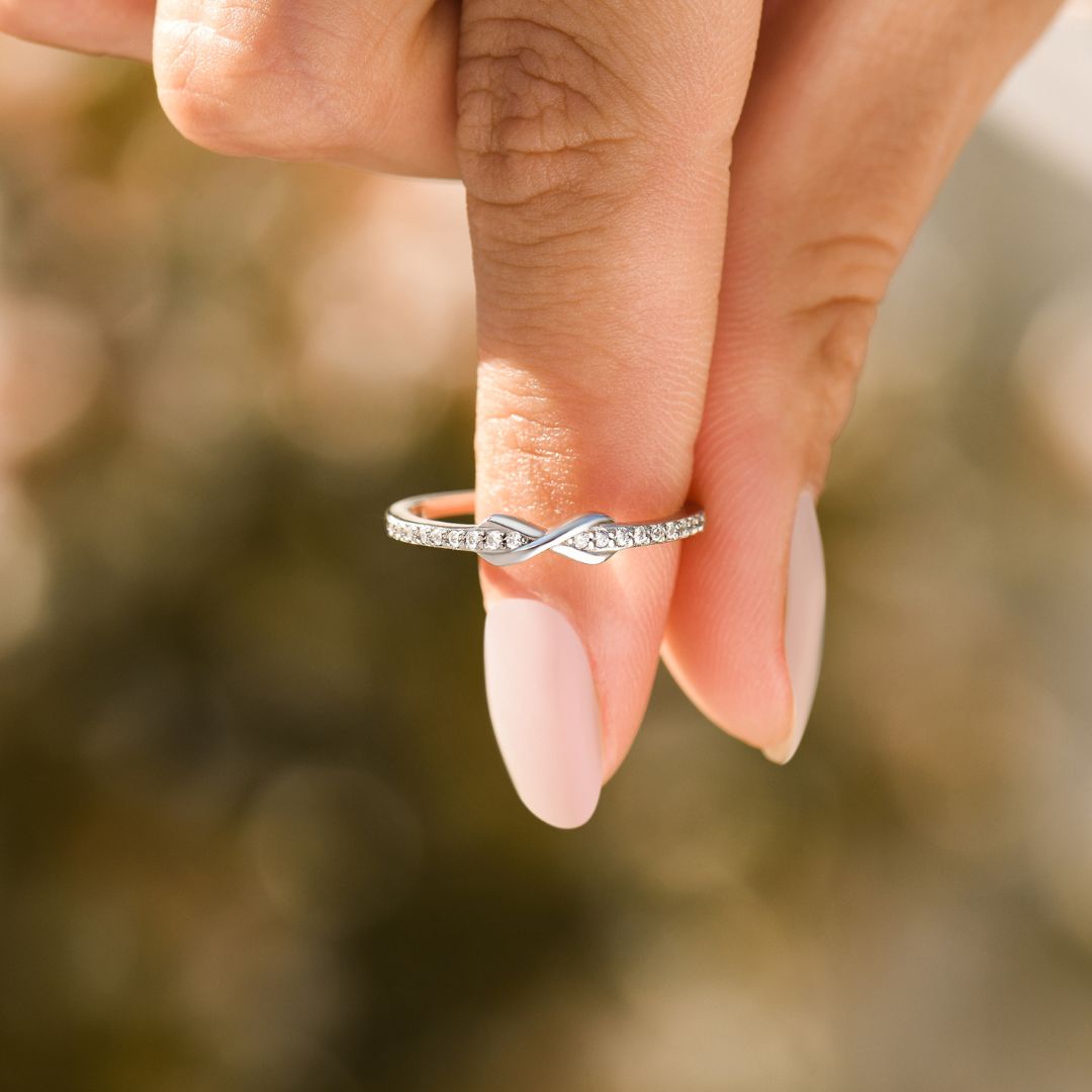 Grandma & Granddaughter Forever Linked Together Ring